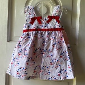 Infant fireworks outfit